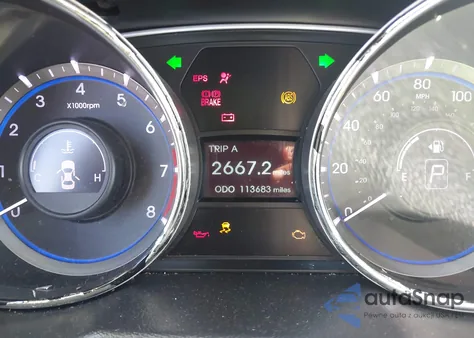 2013 Hyundai Sonata Gls z USA, uszkodzony, nr VIN 5NPEB4AC2DH688768